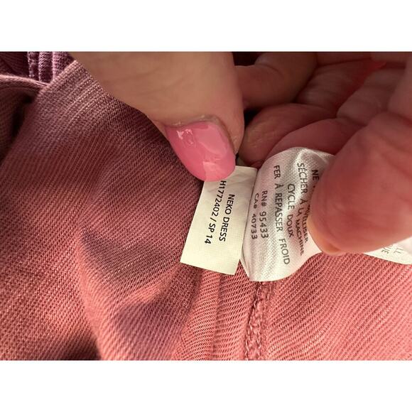 Horny Toad (Toad&Co)Neko Softcore Knit Dress Square Neck Raspberry Fairy Fit S - Picture 11 of 11